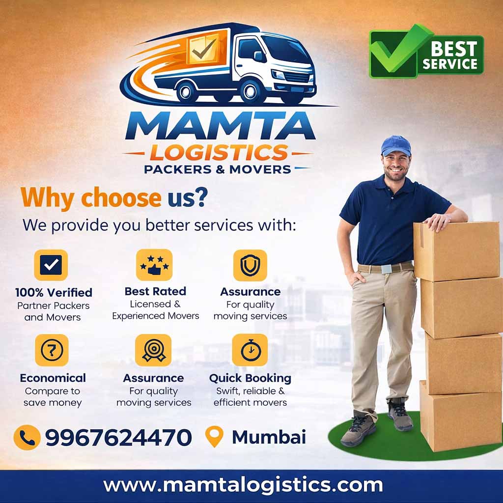 Why Choose Mamta Logistics Packers and Movers In Mumbai
